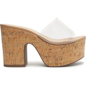 NWT Schutz Dalle Vinyl Cutout Vinyl Sandal size 5